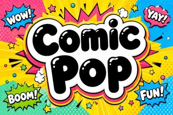 Comic Pop Font: Creative Design Ideas & Inspiration