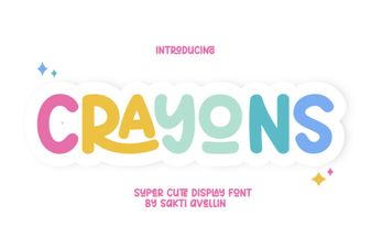 Creative Designs & Fun Projects with Crayons Font