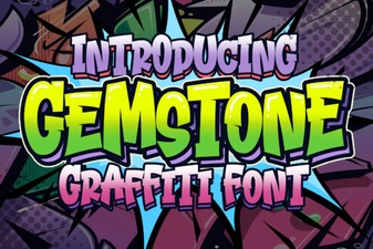 Gemstone Font Inspiration for Creative Design Projects