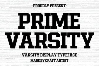 Prime Varsity Font: Elevate Your Sports Branding