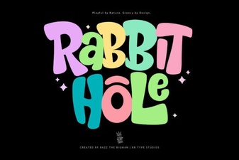 Rabbit Hole Font: Whimsical Typography for Creative Designs