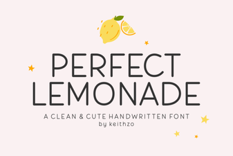 Perfect Lemonade Font: Fresh Designs for Summer