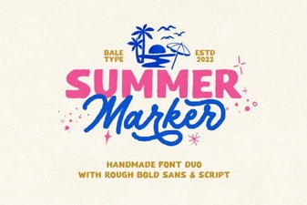 Summer Marker Font: Playful Designs & Project Ideas